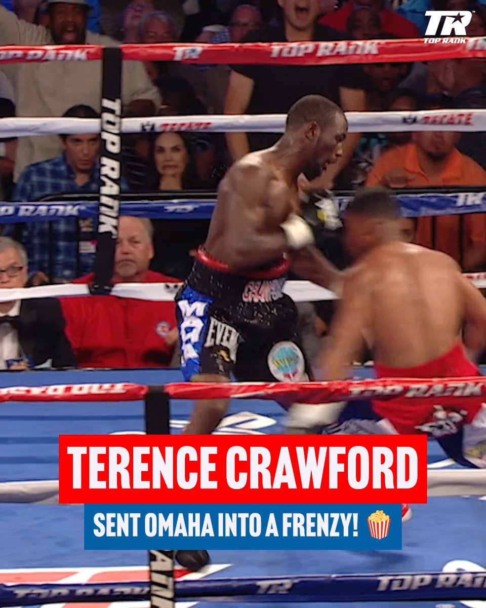 Terence Crawford had Omaha JUMPING! 🔊 ‘Bud’ put on a show in first homecoming vs Yuriorkis Gamboa 🏠 #CaneloCrawford live on Netflix l Sept 13th in Las Vegas 🥊