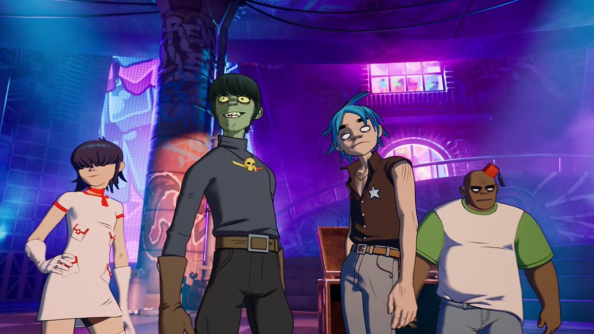Plastic beach, meet concrete jungle. Check out the Fortnite x Gorillaz trailer for this collaboration as the band arrives as the latest Fortnite icons! 🎸🤘