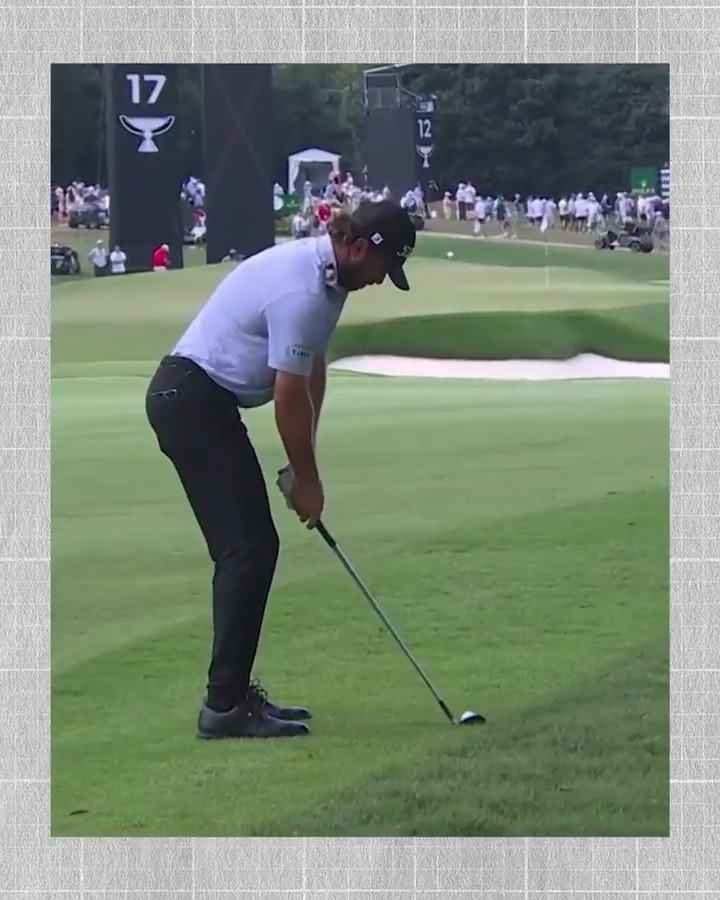 Cameron Young has a new pre-swing move. 👀 It's simple, but effective.