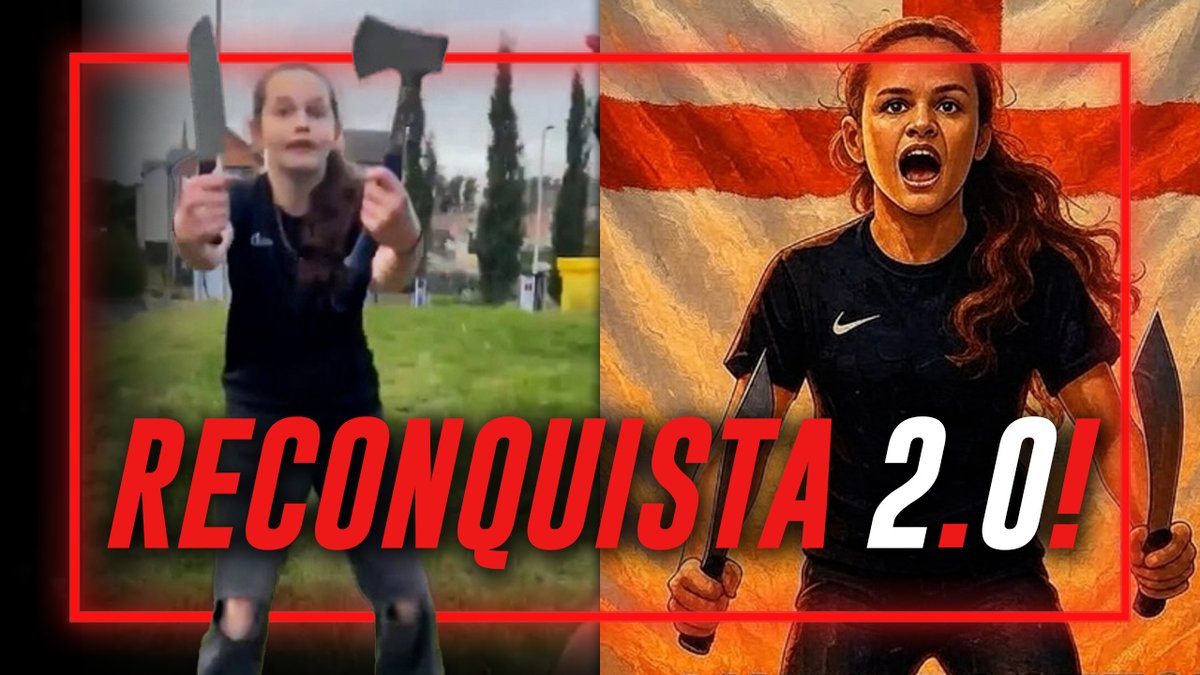 💥HISTORIC FLASHPOINT: After A Video Of A Young Scottish Girl Facing Down Islamicist Invaders With A Hatchet & Knife Went Mega Viral, Alex Jones Predicts The Liberation Of The UK Has Begun! This Is The Reconquista 2.0!!!