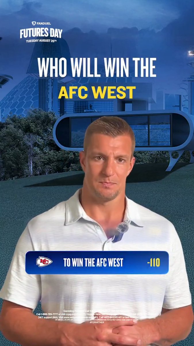 Gronk's division picks are in 👀 Are you riding with his selections? ➡️ | #FuturesDay | Rob Gronkowski
