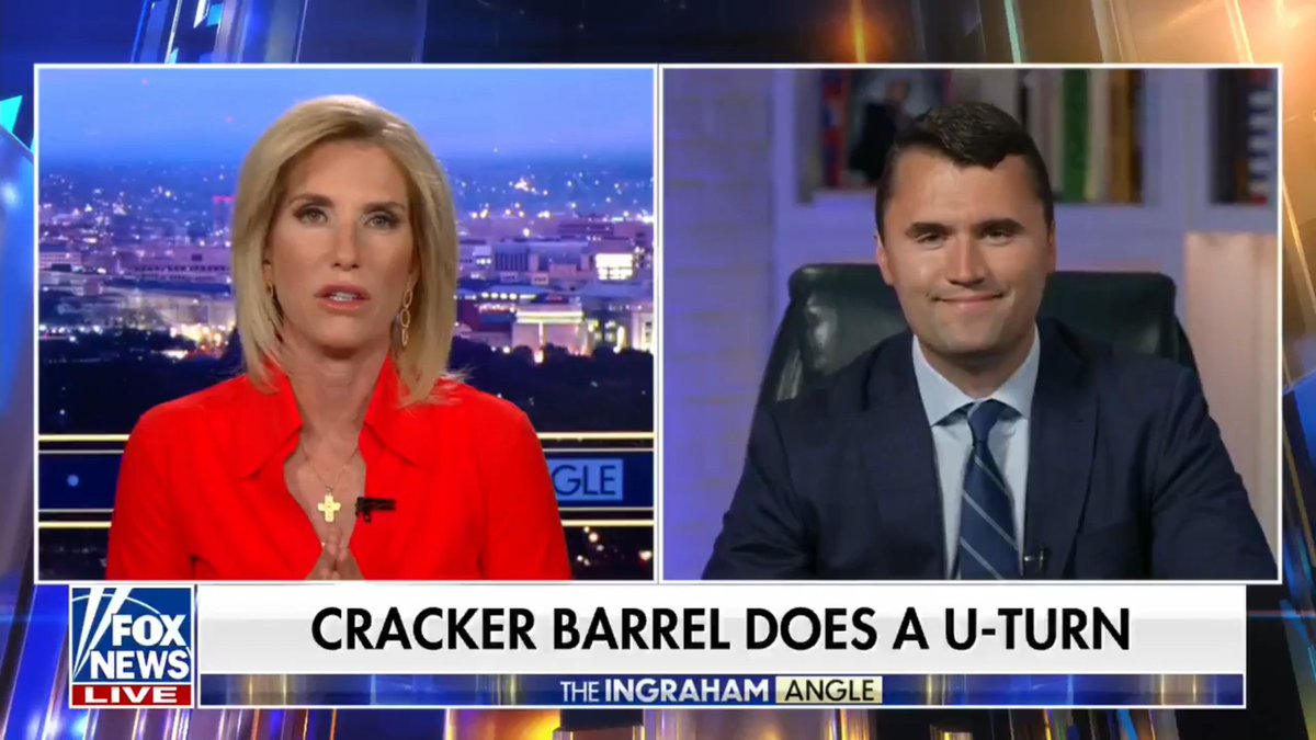 Charlie Kirk's "big takeaway" after Cracker Barrel caves: "The middle part of the country, they do not want to see their traditions, and their customs, and the things that they have come to love and appreciate, taken from them."