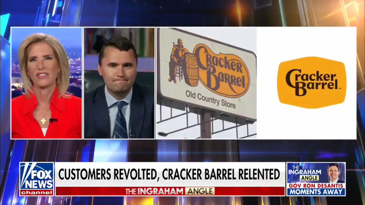 Charlie Kirk: “President Donald Trump deals in reality while the Democrats are too worried about abstractions and living in the clouds.” | Laura Ingraham