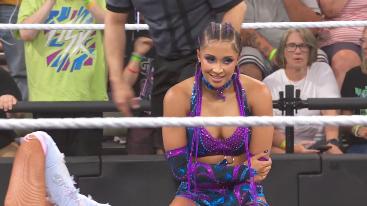 "Where do you think you're going?!" blakey ♡ tried to leave the arena once again but Jordynne Grace stopped her! Kelani Jordan gets the HUGE win! 😱