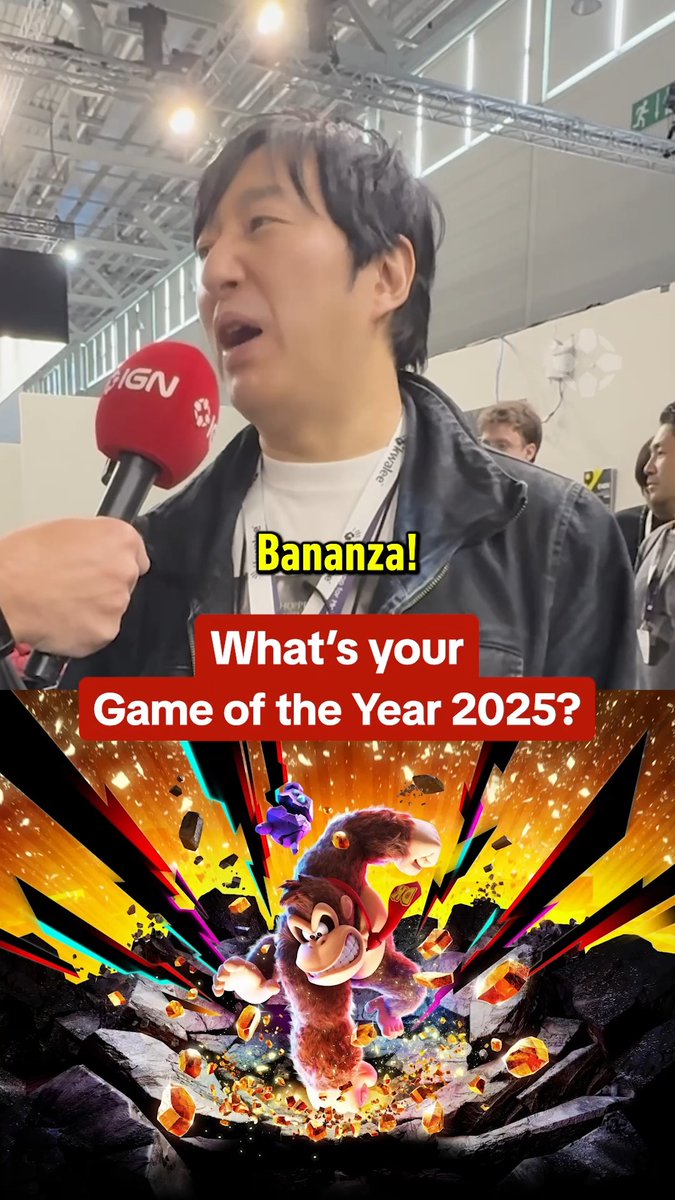 What's YOUR Game of the Year so far in 2025? We asked fans at #gamescom2025 and here's what they had to say... wait a minute is that Suda51
