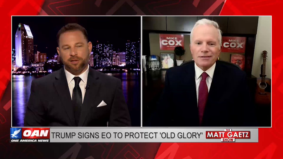 “General Bondi and the President are turning the world on its edge and pointing out the hypocrisy as it surrounds free speech.” Mike Cox 2026 breaks down the Trump Executive Order on burning American Flags to David Pollack.
