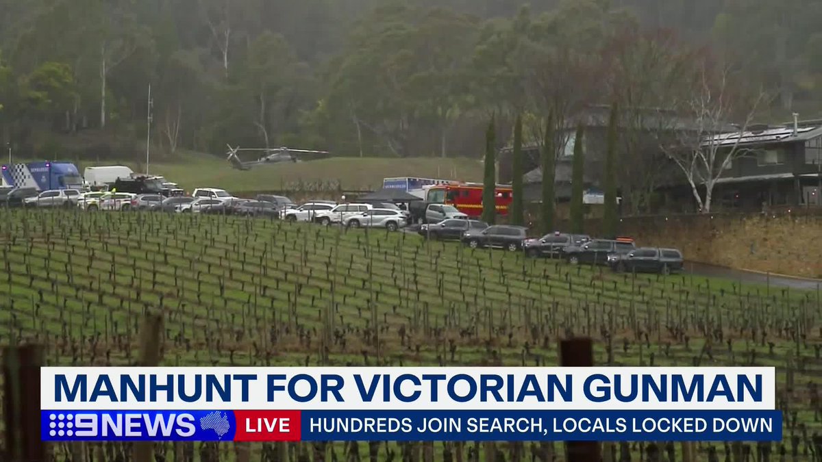 Hundreds have joined the manhunt for accused gunman Dezi Freeman, as the operation continues into its second day. #9News