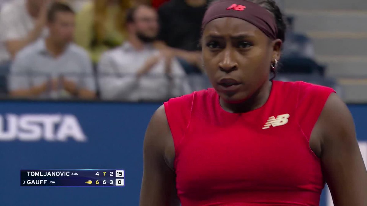 Coco Gauff did it all in this point!