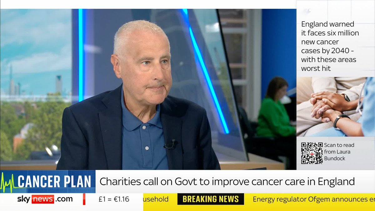 🗣️ “If you diagnose much earlier, you save money further down the line.” Former Sky News presenter Dermot Murnaghan urges for better cancer screening after revealing his stage 4 prostate cancer diagnosis. 📺 Sky 501, Virgin 602, Freeview 233 and YouTube