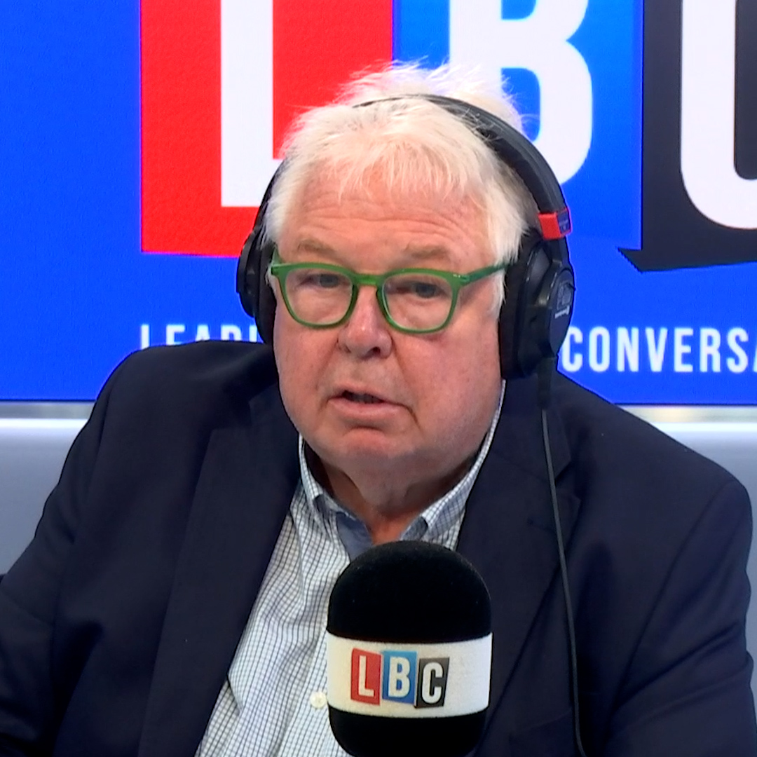 'How do you know they're not indigenous British?' Nick Ferrari debates with caller Clive, who says he 'doesn't recognise Britain anymore'.