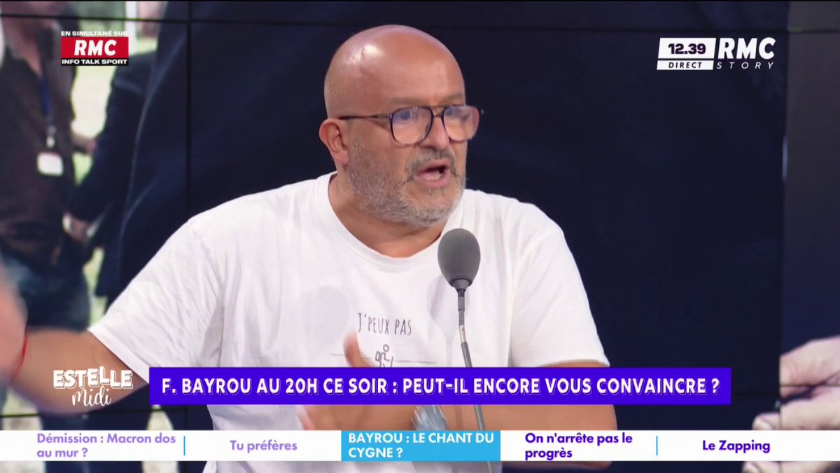 📺 François Bayrou au 20h ce soir 🎙️ Benjamin Amar : "Je suis sidéré par l'argument : "Je vais revenir vers vous et vous expliquer car vous n'avez pas compris." On va s'assurer que Bayrou retourne à sa place naturelle : les oubliettes de l'histoire politique !" #EstelleMidi