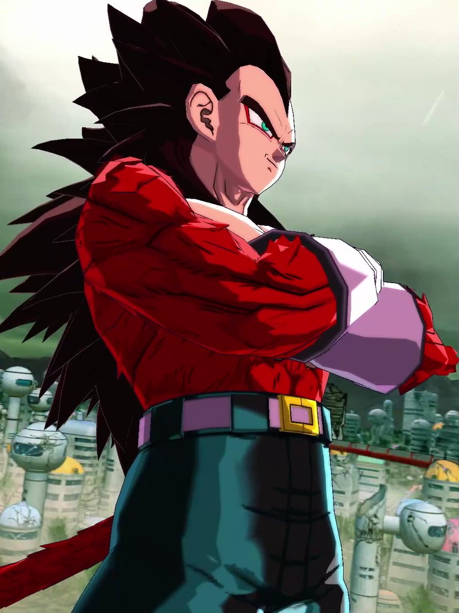 [ULTRA "Super Saiyan 4 Vegeta" Is Here!] An attacker who employs the new Switch Attack! When you swap in during an ally's Strike or Blast Arts combo, a special animation will trigger and you'll deal damage! Plus, you can keep the combo going! #DBLegends #DragonBall
