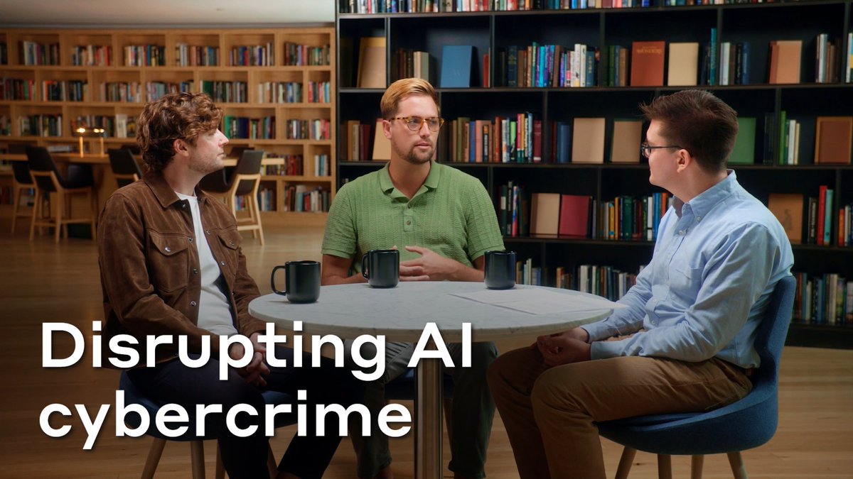 Watch Jacob Klein and Alex Moix from Anthropic's Threat Intelligence team discuss what Anthropic is doing to disrupt AI cybercrime:
