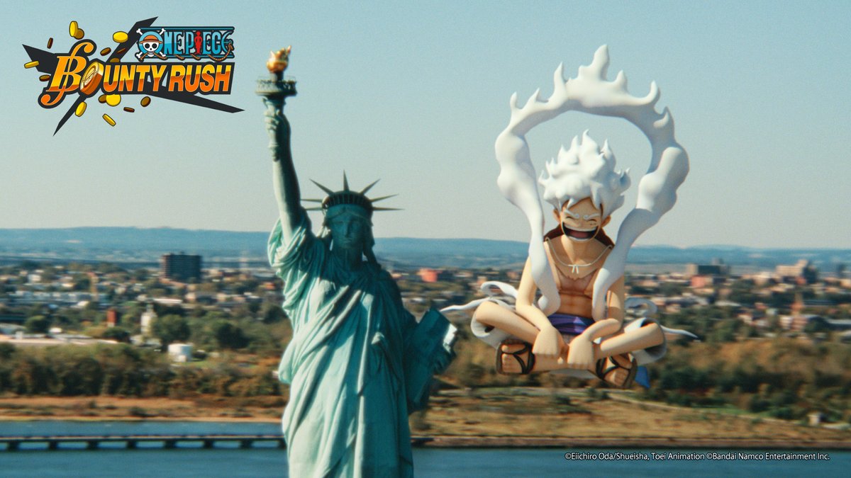 Gear Up Your ONE PIECE Experience in BOUNTY RUSH!⚡️ A brand-new commercial just dropped—Gear 5 Luffy appears in Times Square?! 👀 ▼YouTube #ONEPIECE #BountyRush