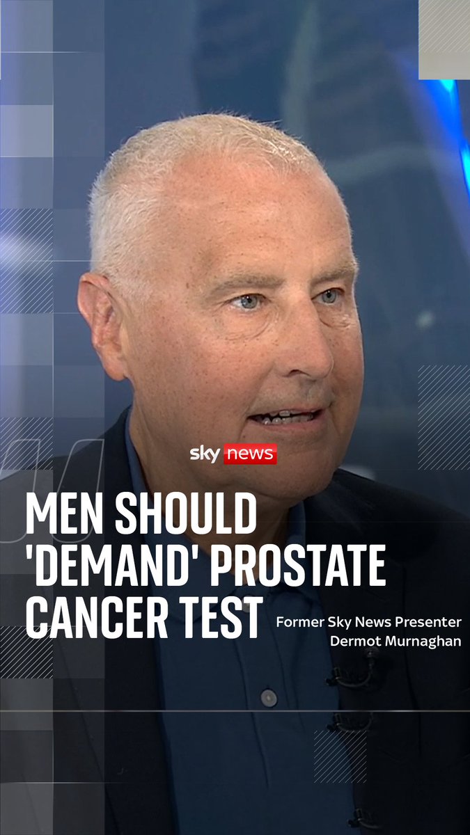 Former Sky News presenter Dermot Murnaghan shares his cancer story, as he plans to join Sir Chris Hoy on a charity bike ride to raise money for cancer charities, after being diagnosed with stage 4 prostate cancer.