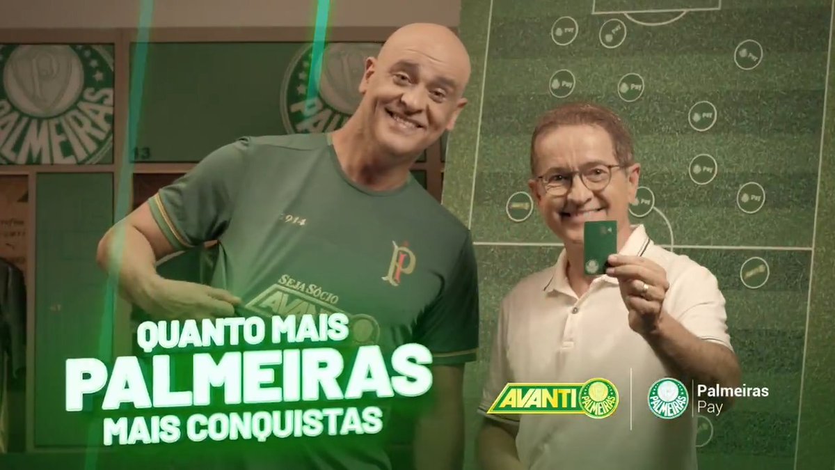 A tática perfeita que reúne todos os benefícios! 🤝💚 Quanto mais Palmeiras, mais conquistas! 📲 ➤