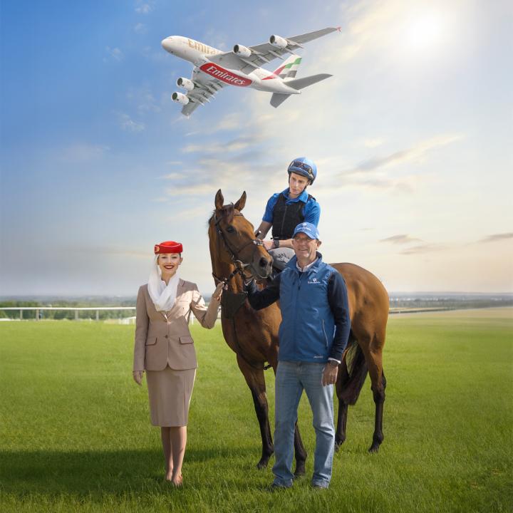 Two worlds. One mentality. 🏇 ✈️ Emirates and Godolphin share the elite mindset that it takes to be the best.