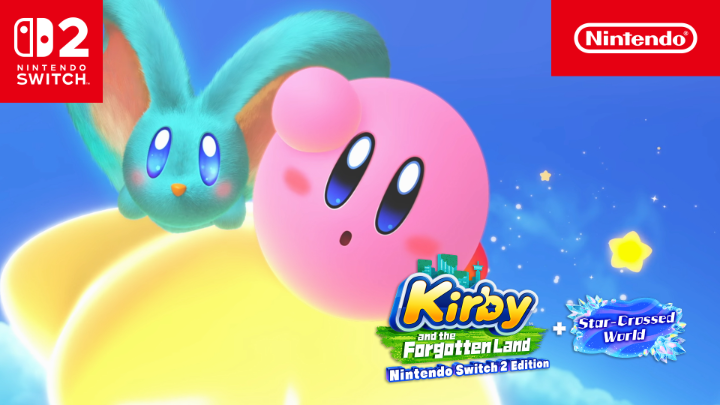 Join Kirby on a magical journey through the Forgotten Land, including an adventure to stop impending disaster caused by a mysterious meteor! Pre-order #KirbyAndTheForgottenLand – #NintendoSwitch2 Edition + Star-Crossed World today, play tomorrow: