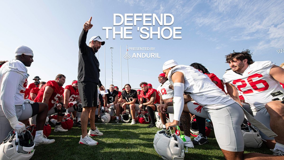 𝗗𝗘𝗙𝗘𝗡𝗗 𝗧𝗛𝗘 '𝗦𝗛𝗢𝗘 🏈🎬 A brand new weekly series taking fans inside Ohio State Football's pursuit of another championship. #GoBucks | Anduril Industries