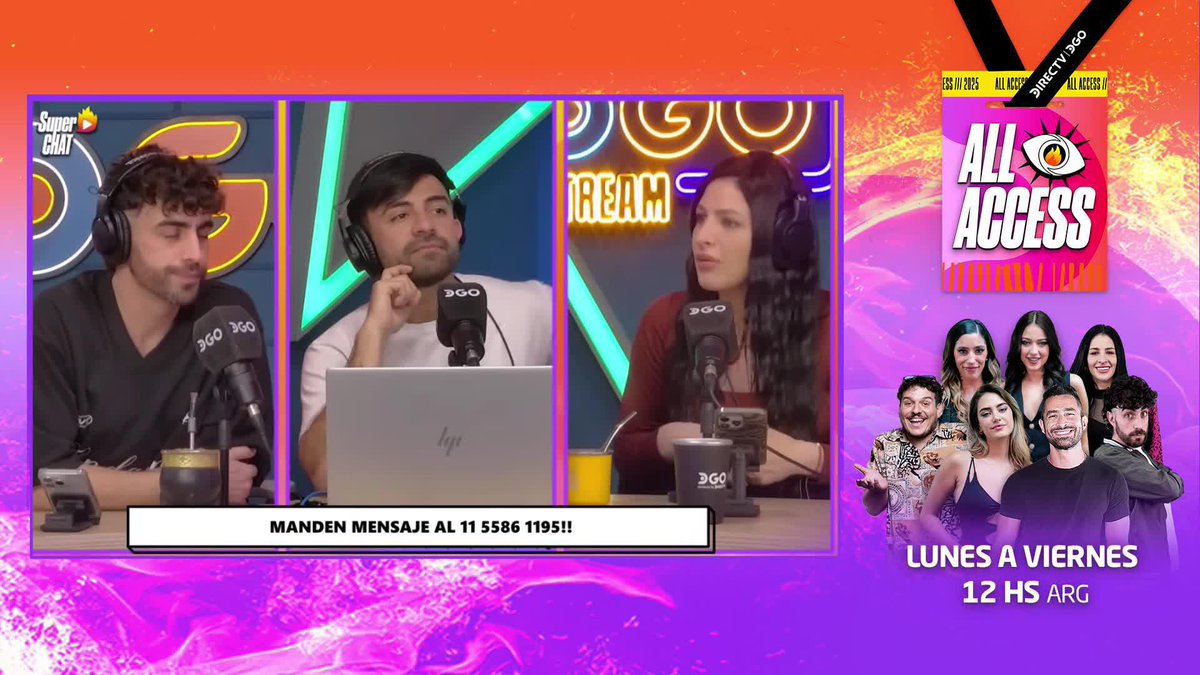 BUEN DÍA GENTEEEE, ya comenzamos con #AllAccessxDGO 🔴EN VIVO, hoy viene TATOOOOO 🔱 ▶️ Lo ven por #AllAccess #SantiaraxAllAccess