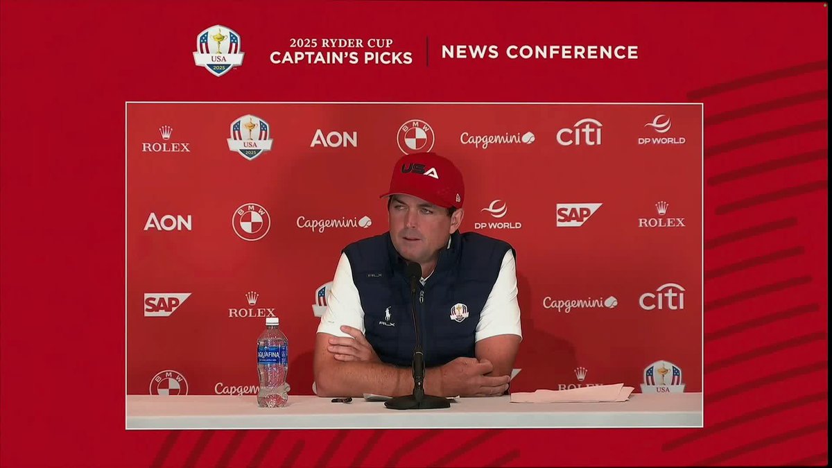 "I'm not quite sure how he would know if it's not possible." Keegan Bradley discusses Rory McIlroy's comments that it's not possible to be a playing-captain. 💬