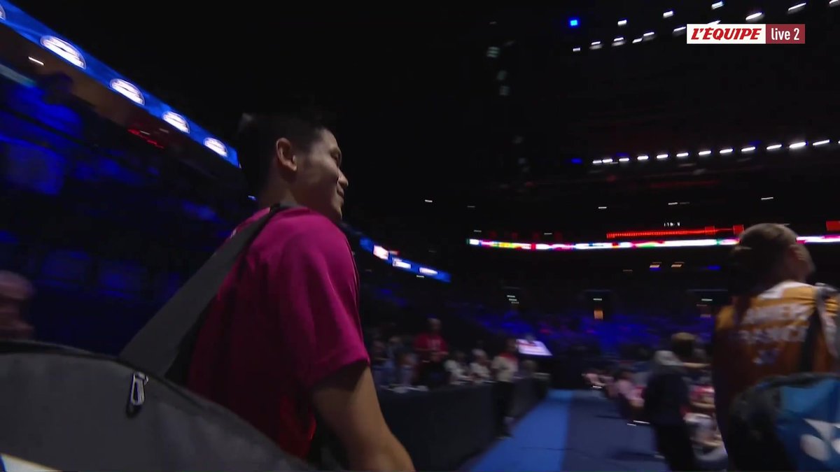 Alex Lanier rentre en piste pour le 2e tour des Championnats du monde ! Les Mondiaux à suivre sur L'Équipe live > #lequipeBADMINTON #Paris2025 #BWFWorldChampionships