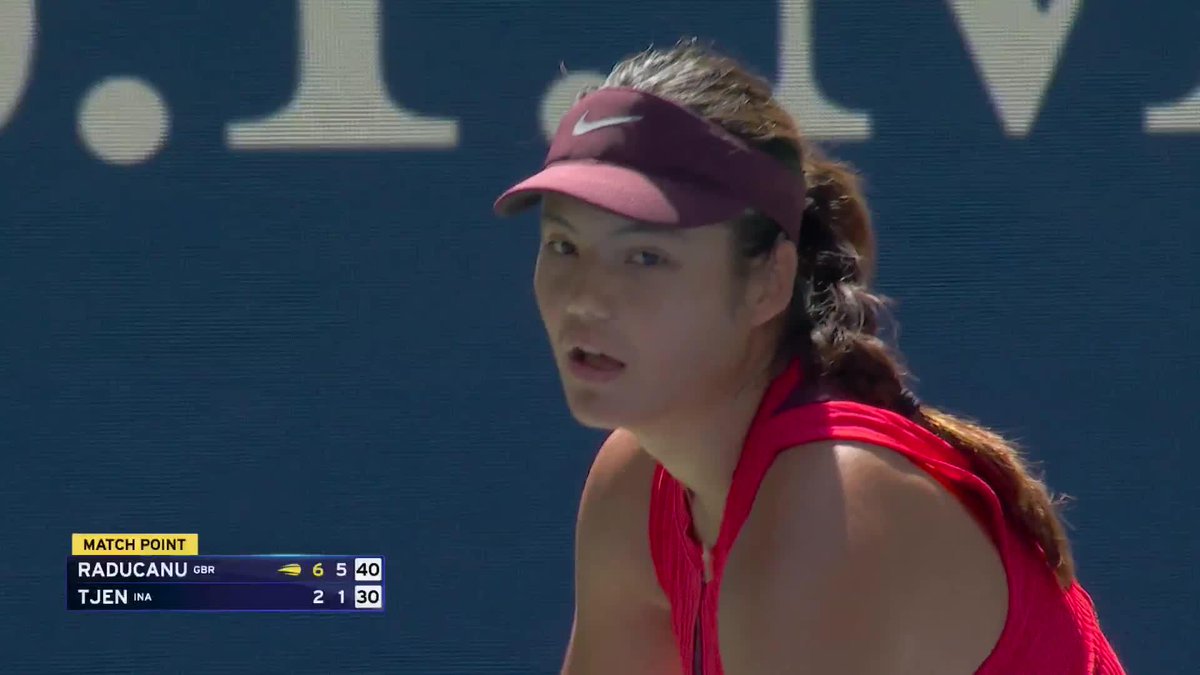 Emma Raducanu sweeps past Tjen in exactly one hour to reach Round 3!