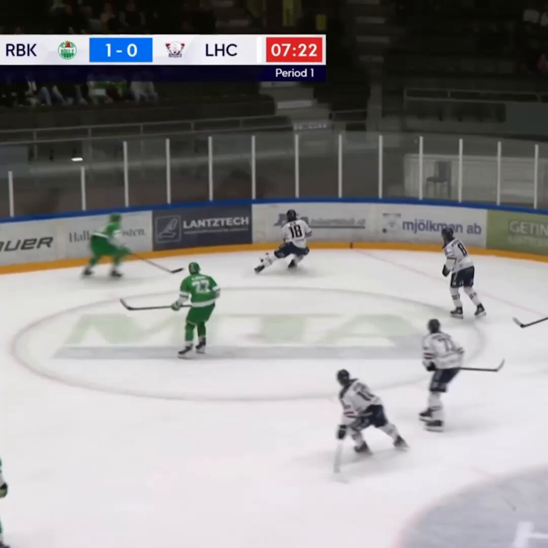 Jakub Vrána 🚨 Eskild Bakke Olsen 🍎 #lhchockey 🎥 TV4 Play