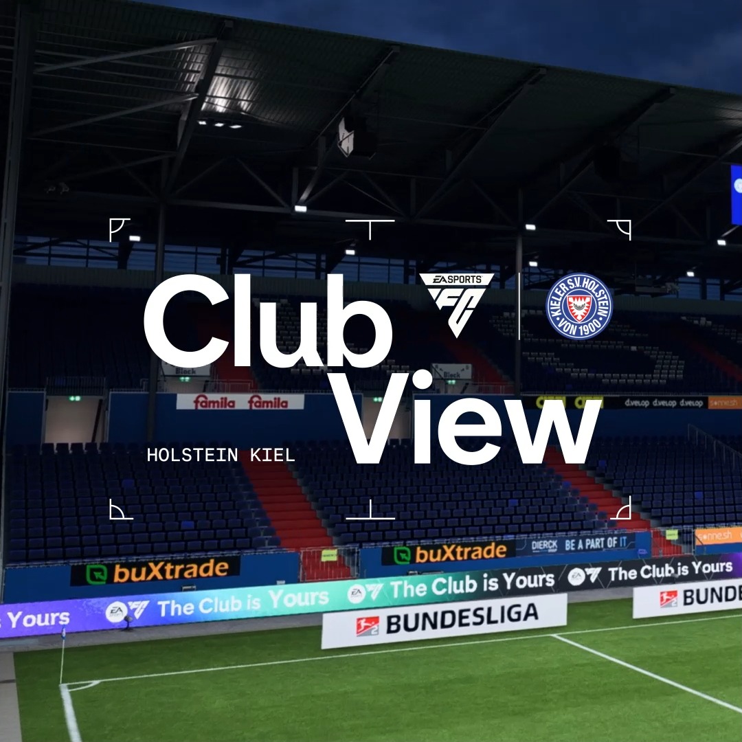 Von der Kieler Förde direkt in #FC26 🔵⚪️🔴 Das Holstein-Stadion von Holstein Kiel ist neu & exklusiv in FC 26 verfügbar. Jetzt vorbestellen: