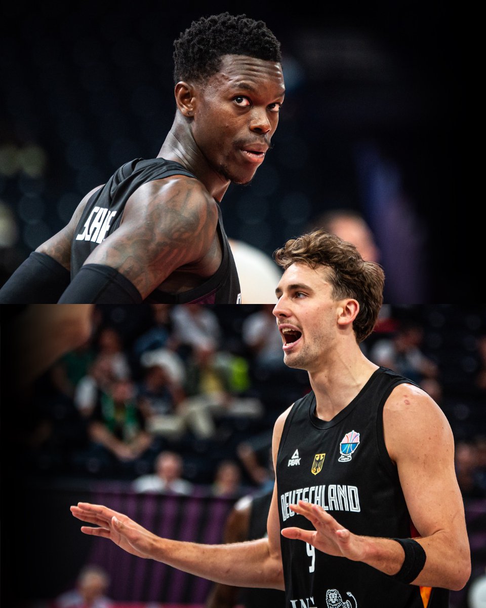 Germany's dynamic duo starts EuroBasket with a W! 🔥 Franz Wagner: 22 PTS, 8 REB Dennis Schröder: 21 PTS, 4 AST