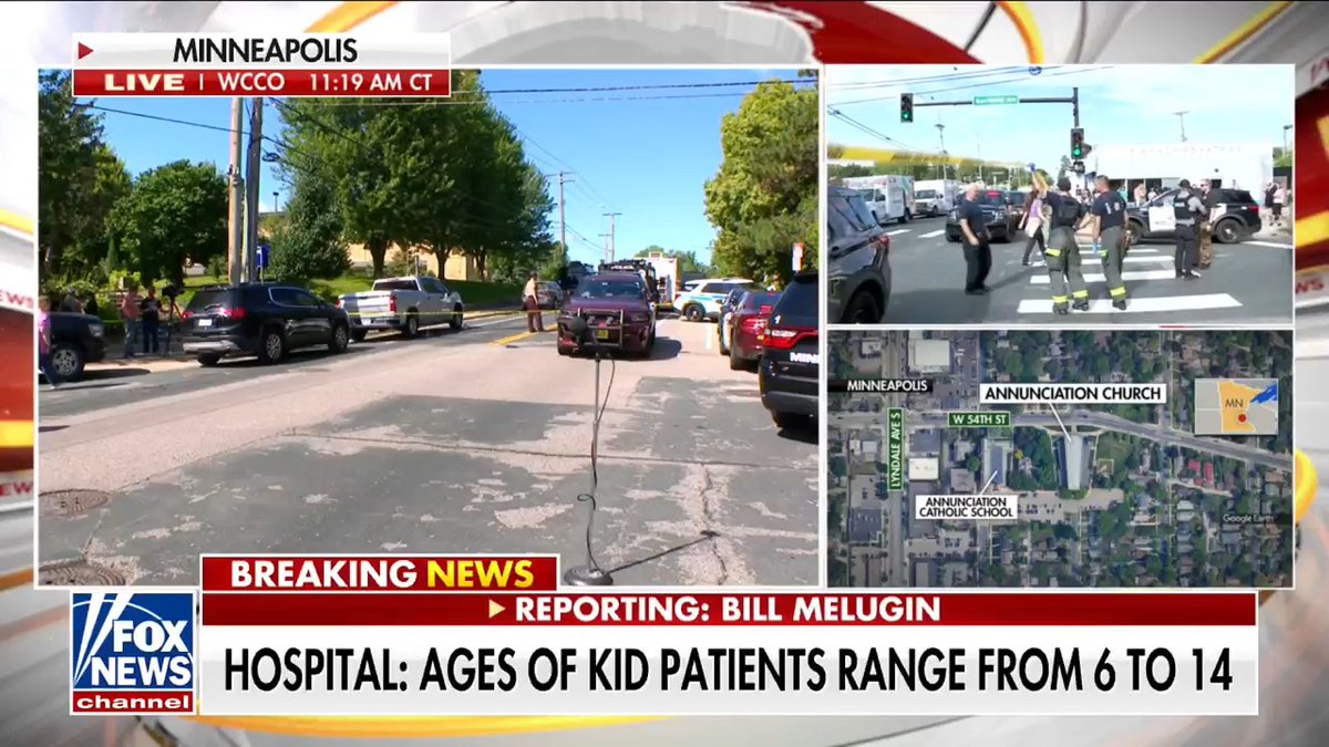 A doctor says all 11 patients admitted to the hospital are alive as of now after a gunman opened fire at a Catholic school. Two children, ages 8 and 10, were tragically killed.