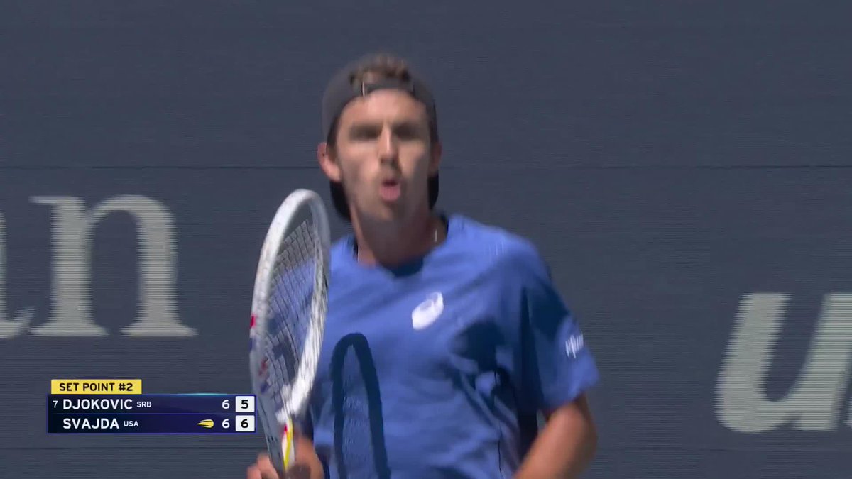 Refreshing to see a young player play Djokovic like he actually cares and means to win today