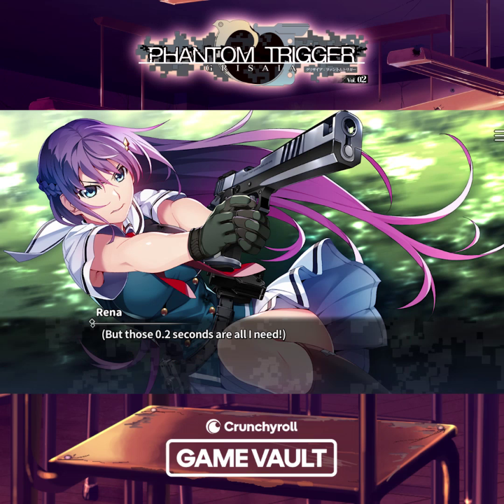 Grisaia: Phantom Trigger Vol 2, the second installment in the Grisaia series, introduces a brand-new storyline for you to explore. A foreign VIP mysteriously vanishes in transit and Mihama Academy's SORD team is tasked with finding him. Out now on Crunchyroll Game Vault with a Mega or Ultimate membership!