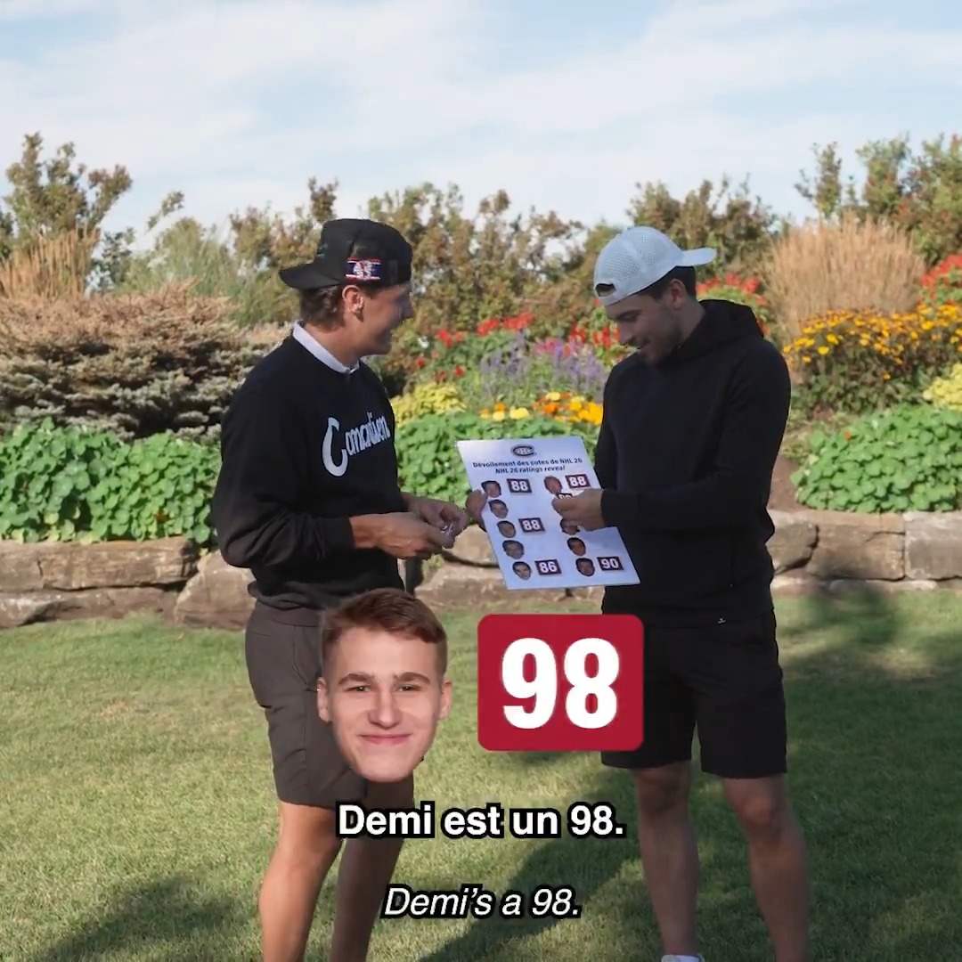 Boldy et Suzy tentent de deviner les cotes #NHL26 de leurs coรฉquipiers ๐ฎ Boldy and Suzy guess their teammates' #NHL26 rating #GoHabsGo | EA SPORTS NHL