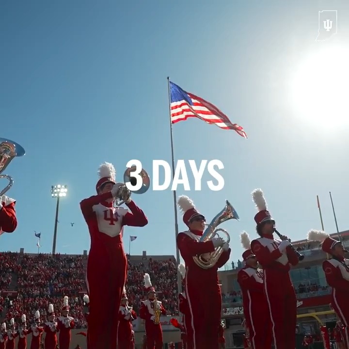 3️⃣ days, Hoosiers.