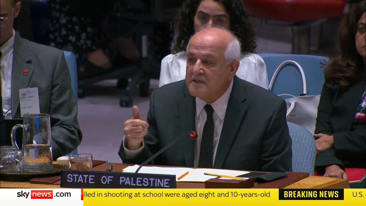 BREAKING: Palestinian representative to the UN Riyad Mansour, says he wants international journalists to see the Gaza strip This is currently prohibited by Israel 📺 Sky 501, Virgin 602, Freeview 233 and YouTube