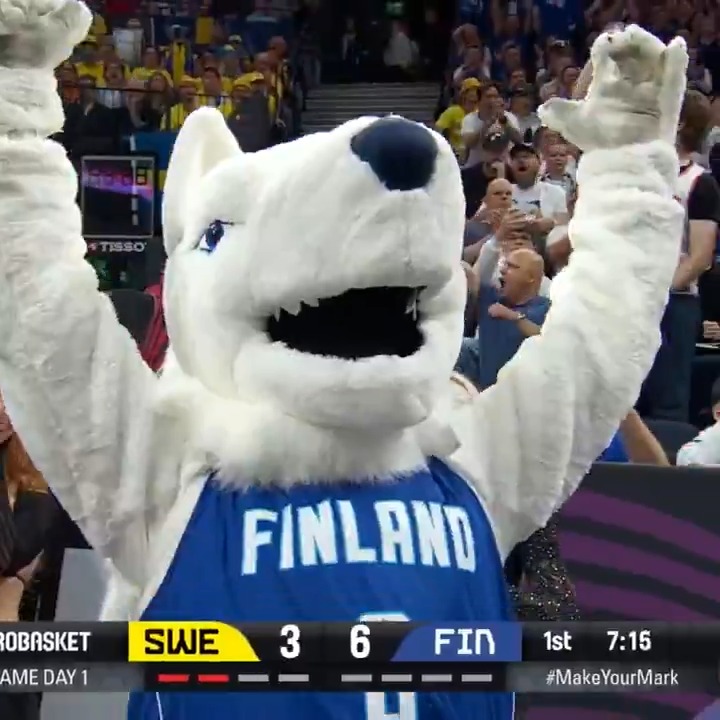 Lauri Markkanen with AUTHORITY for Finland 🔨 FIBA EuroBasket