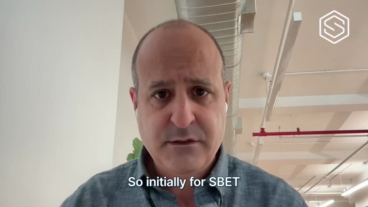 SharpLink’s $ETH strategy explained by Joseph Chalom on the The Edge Podcast