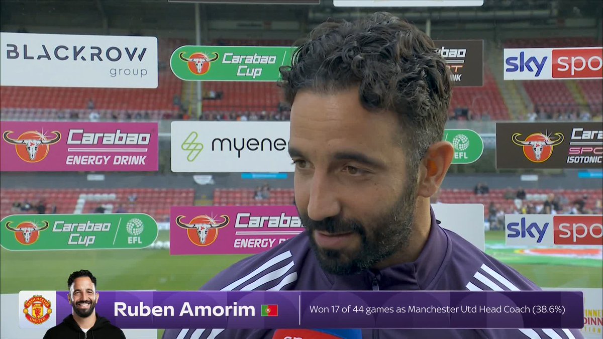 "I believe a lot in Kobbie, more than everybody thinks" Ruben Amorim says it's important for Kobbie Mainoo to fight for his place in the Man United starting XI 🔴