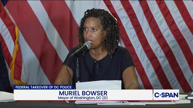 D.C. Mayor Muriel Bowser admits Trump's federal takeover of law enforcement in the district is making a huge difference: "We have had fewer gun crimes, fewer homicides, and we have experienced an extreme reduction in carjackings."