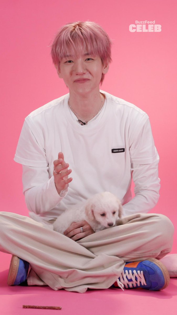 Watch BAEKHYUN finally clear up this rumor 😤 in his new puppy interview here: