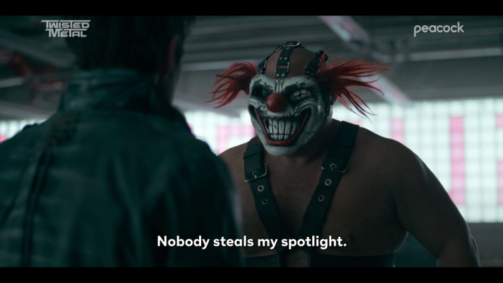 Who will survive? 🧨 The season finale of #TwistedMetal is streaming tomorrow on Peacock.