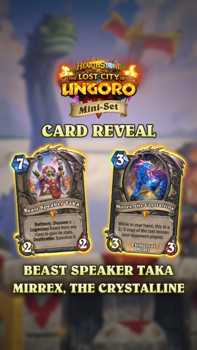 Unleash Legendary power with Beast Speaker Taka and Mirrex, the Crystalline ⚡️ #DayofRebirth