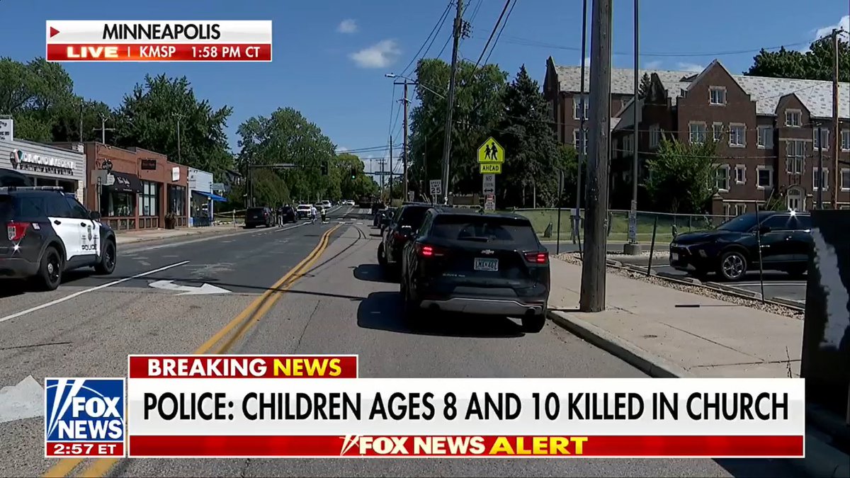 10-year-old witness describes the Minneapolis school church shooting: "My friend Victor — he was like laying on top of me like making sure I was safe and he got hit. So that was really brave of him."