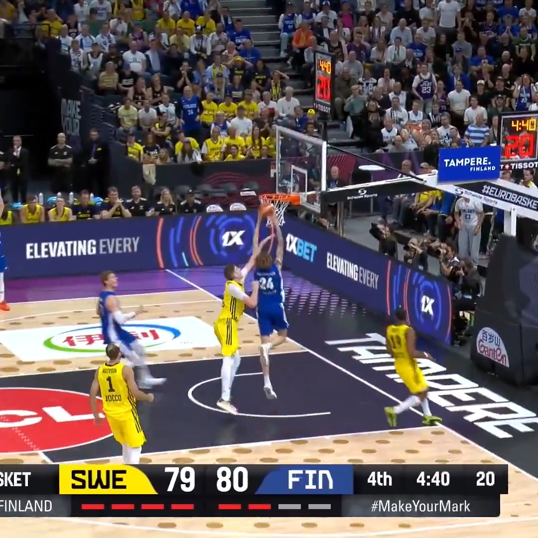 SL(HIM) JESUS TAKING OVER IN TAMPERE 🥶 #EuroBasket