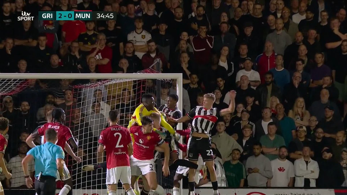 Would this goal have been given in the Premier League? ๐ค #ITVFootball | #MUFC | #CarabaoCup
