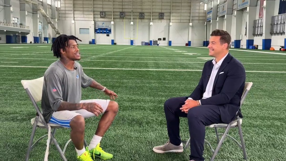 FULL INTERVIEW: Jameson Williams doesn't hide from his journey. He brought it all up: he's learned from his mistakes, and he's confident he can leave them in the past. Williams is anticipating a big year for the Lions, playing in a community he proudly calls his second home.