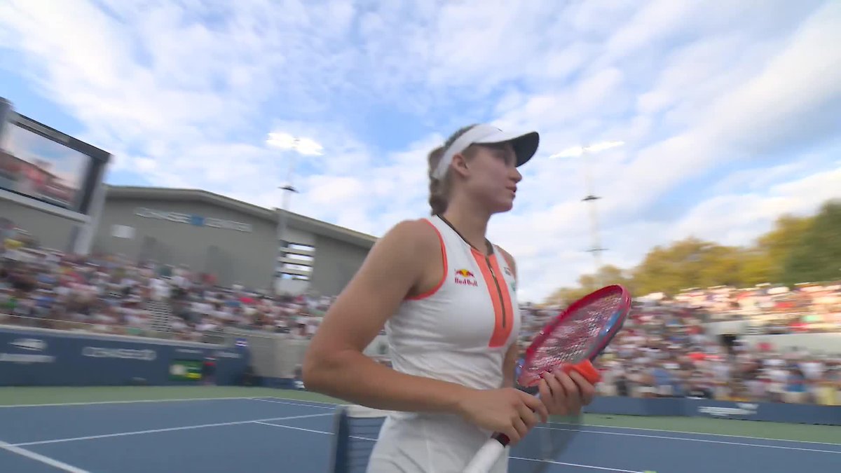 Elena Rybakina saves four set points and finishes off Valentova in straights 👊
