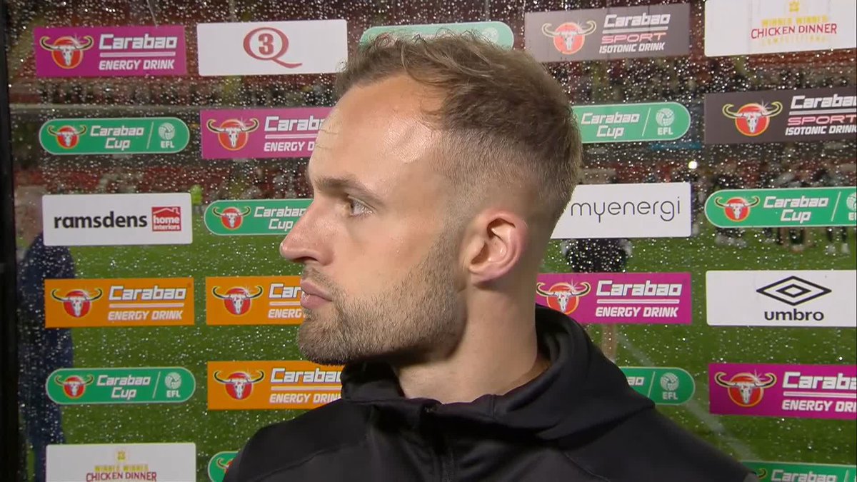 🗣️ "To score against Manchester United - I don't think it gets much better than that." 😁 Goalscorer Charles Vernam speaks with Gabriel Clarke #ITVFootball | #GTFC | #CarabaoCup | Grimsby Town F.C. | 🎙️ Gabriel Clarke