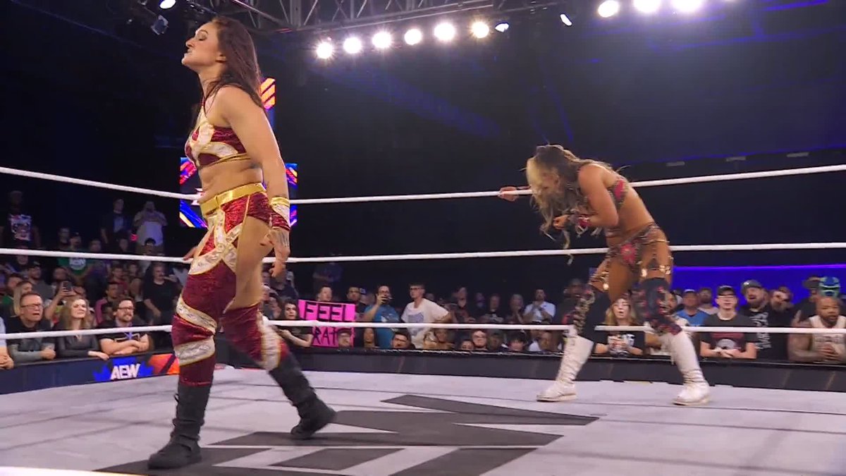 Is the relationship between @CallMeKrisStat + @WillowWrestles on its way to getting repaired? Watch #AEWDynamite LIVE on TBS &amp; HBO Max